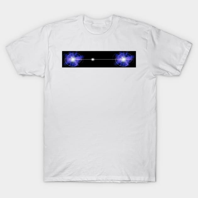 Quantum entanglement, conceptual artwork (C019/6919) T-Shirt by SciencePhoto